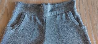 Pantaloni P. Ermini Lurex Argento