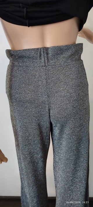 Pantaloni P. Ermini Lurex Argento