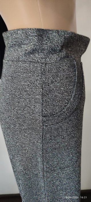 Pantaloni P. Ermini Lurex Argento