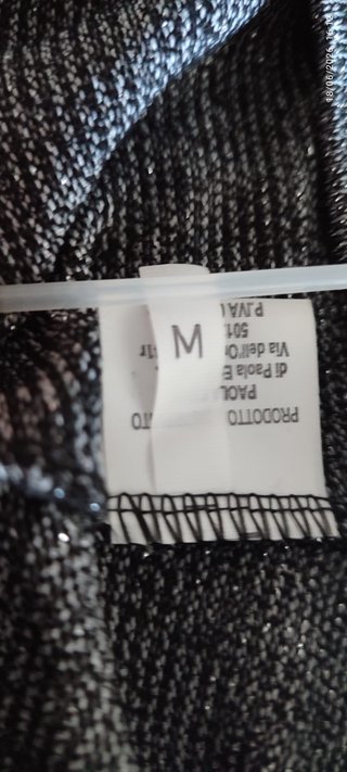 Pantaloni P. Ermini Lurex Argento