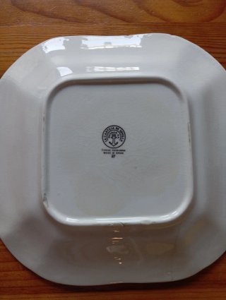 2 Bandejas Porcelana Antigua