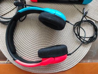 Cascos Gamer Nintendo Switch Azul/Rojo
