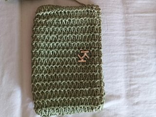Lote 2 bolsos  naranja y rosa.   Y verde claro