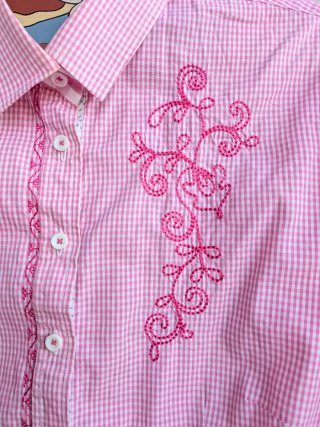 Camisa cuadros rosa Wallmann