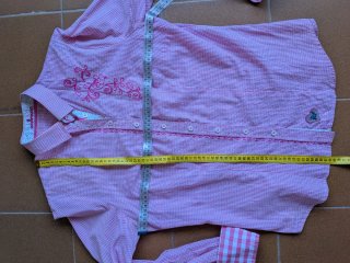 Camisa cuadros rosa Wallmann