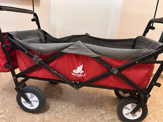 Carro plegable de camping o playa.