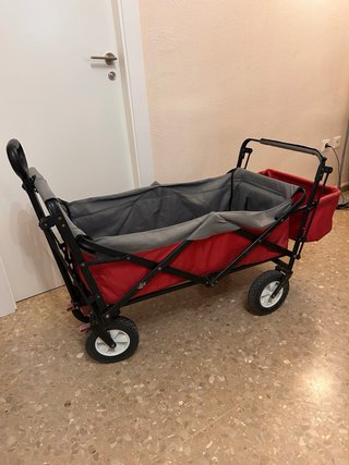 Carro plegable de camping o playa.