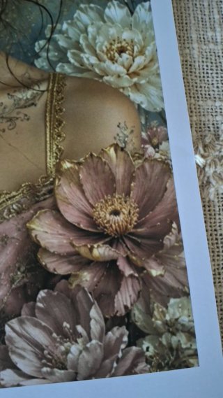 Ilustración A3 Mujer Flores