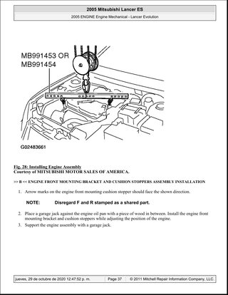 Manual Taller Mitsubishi Lancer Evolution 05