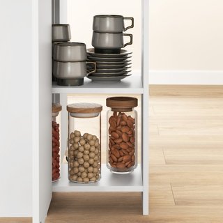 Tavolo da Pranzo Pieghevole per 2-4 Persone con 2