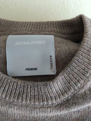 Jersey hombre beige tostado