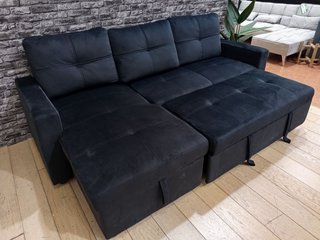 Sofá Chaise Longue Negro