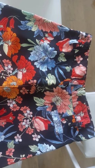 Pantaloni donna fantasia floreale