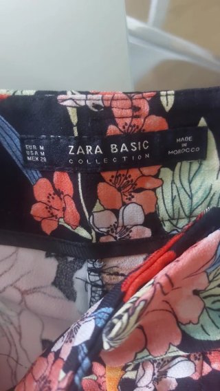 Pantaloni donna fantasia floreale