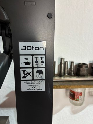 Prensa Hidráulica Mega 30 Toneladas