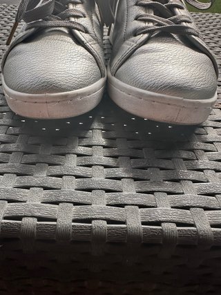 Zapatillas plateadas 39 impecables