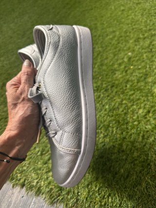 Zapatillas plateadas 39 impecables