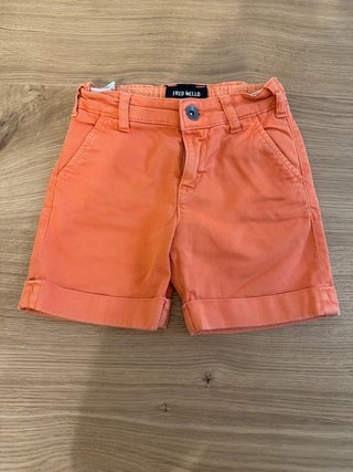 Pantaloncini bimbo Fred Mello arancioni 4 anni