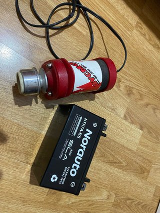 Arrancador BYCMO para avión RC + Batería Norauto