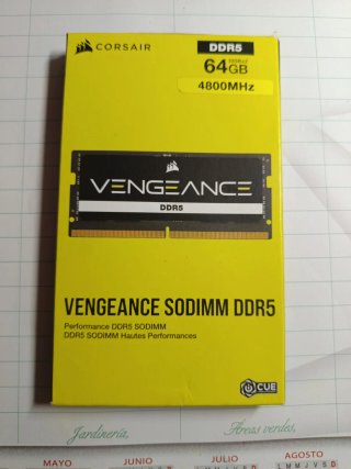 2 memorias 8gb Samsung DDR5 4800MHz SO-DIMM 8GB