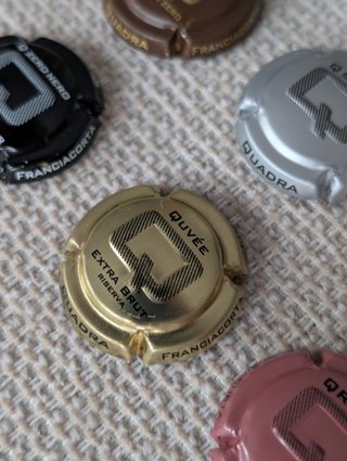 Lotto 6 Capsule QUADRA Franciacorta Spumante Vino