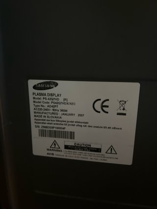 Televisor Samsung Negro