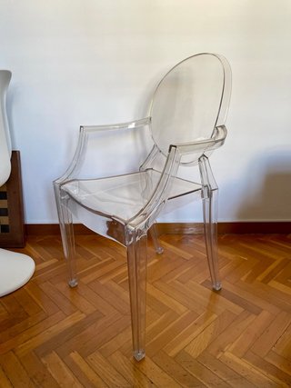 Sedia Kartell Louis Ghost Trasparente