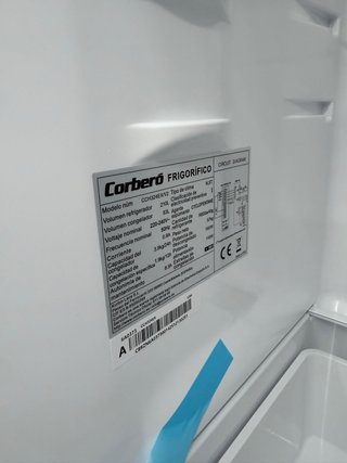 Nevera Corbero 185x60 con tara y garantía