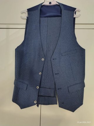 Traje 3 piezas Puro Ego Azul Talla M