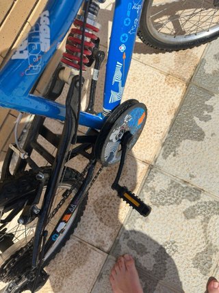 Bicicleta infantil azul 14 pulgadas