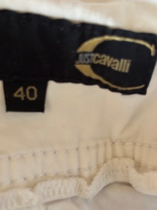 Pantaloni bianchi Just Cavalli