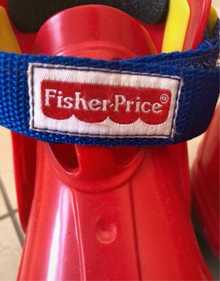 Pattini Fisher Price Bambino Regolabili Rossi Blu