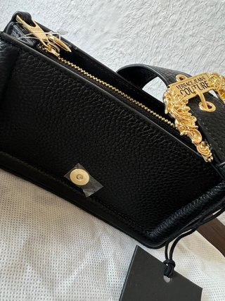 Bolso Versace Jeans Couture Negro Dorado original