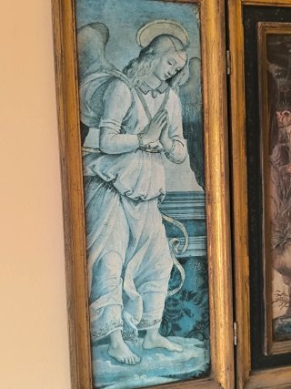Tríptico Religioso Virgen y Niño