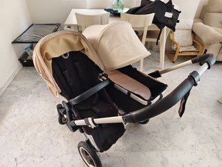 Bugaboo Doble: 2 Sillas, Capazo y Cesta