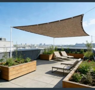 Toldo Vela Malla Sombra Rectangular 3X4