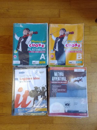 Libri scolastici per medie e liceo scientifico