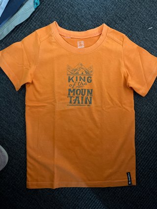 Camiseta naranja Decathlon T6