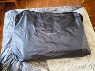 Cuna colecho Kinderkraft NESTE AIR gris y madera