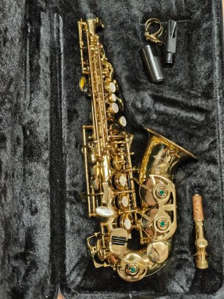 Saxofón Soprano Curvo Thomann TSC-350