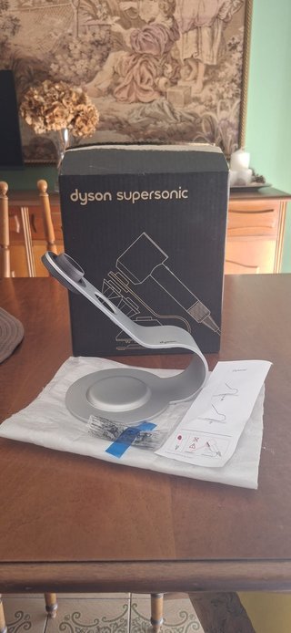 Supporto Dyson Supersonic Grigio/Argento