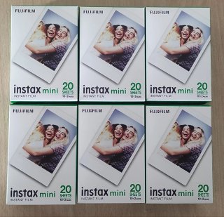 6 Paquetes Fujifilm Instax Mini 20
