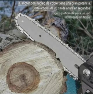 Motosierra Batería Recargable Pértiga Telescópica