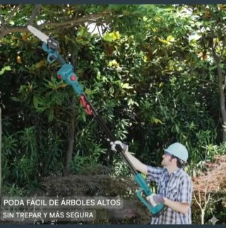 Motosierra Batería Recargable Pértiga Telescópica