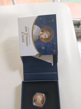 Moneda 2 euros Italia 2026 Asis Proof