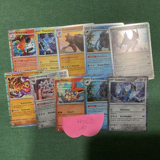 Carte Pokemon Set Luce Nera Italiano