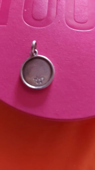 Colgante Tous Oso Plata y Esmalte Azul