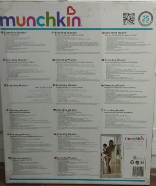 Valla Seguridad Extensible Madera Munchkin