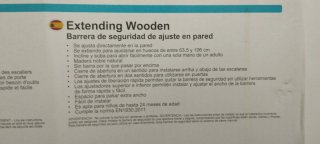 Valla Seguridad Extensible Madera Munchkin