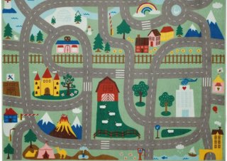 Alfombra Infantil IKEA VALLABY Carreteras